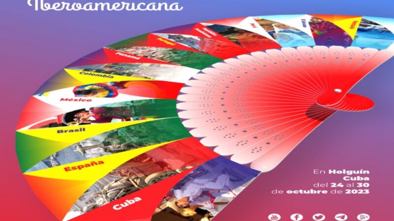 Confluencia cultural en pasacalle iberoamericano en Holguín