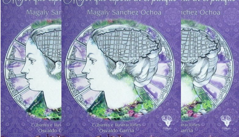 Mujer que espera en el parque