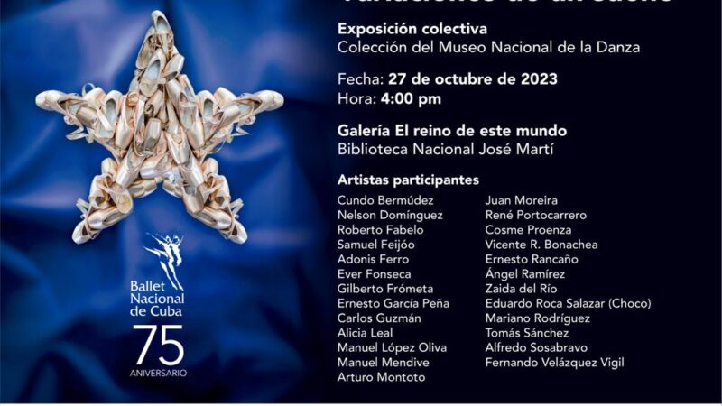 Inauguran exposición dedicada al Ballet Nacional de Cuba en Biblioteca Nacional José Martí