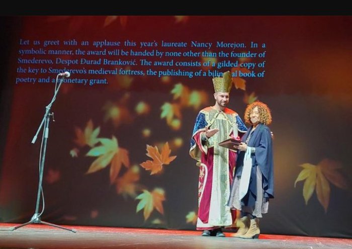 Recibe Nancy Morejón premio Llave de Oro de Smederevo