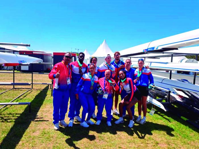 Obtiene Cuba dos nuevas medallas en las pruebas del Remo de Santiago 2023