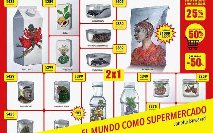 El mundo como supermercado, de Janette Brossard, desde este jueves en Galería Villa Manuela
