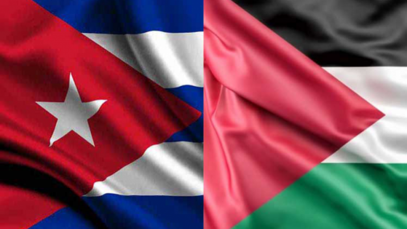 Cuba reafirma apoyo a la causa del pueblo palestino