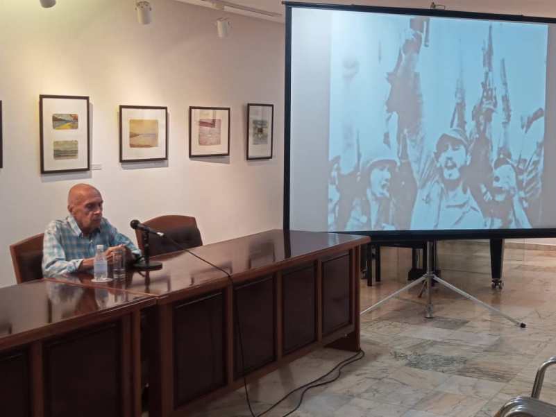 Homenaje a Fidel en la Unión de Escritores y Artistas de Cuba