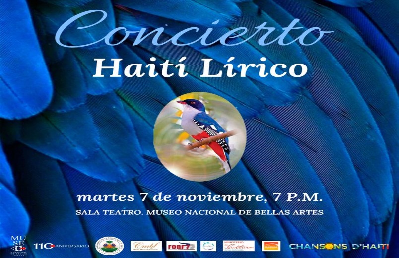 Concierto especial Haití Lírico en el Teatro del Museo Nacional de Bellas Artes de Cuba