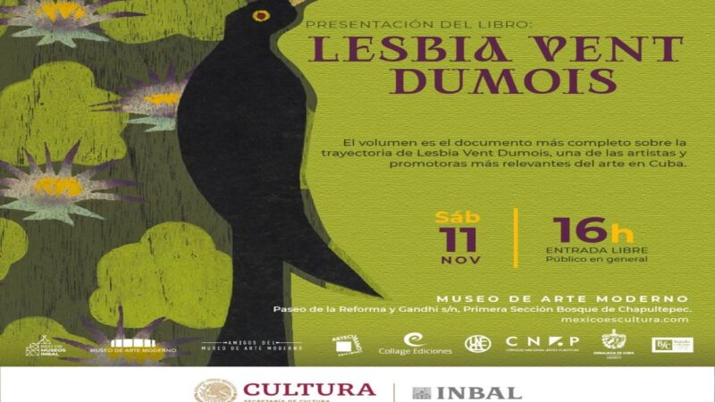 Libro catálogo sobre la producción artística de Lesbia Vent Dumois se presenta en México