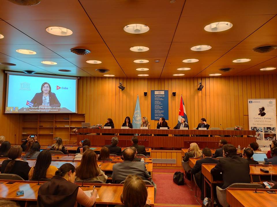 Cuba defiende en Unesco la ciencia para promover paz y desarrollo