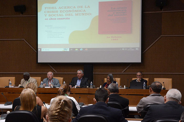 Participa Presidente de Cuba en panel sobre vigencia de ideas de Fidel Castro