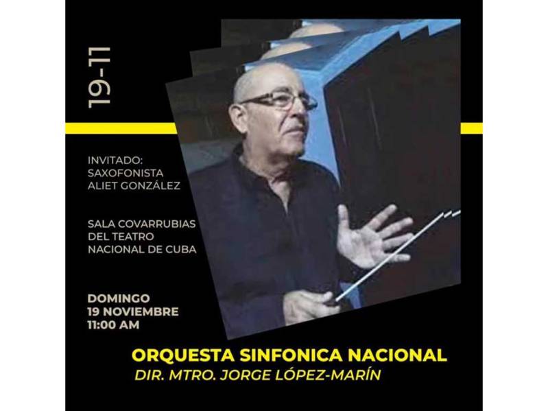 Orquesta Sinfónica Nacional se presentará este domingo en la Sala Covarrubias