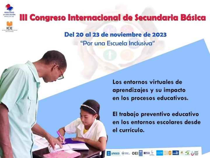 Desde este lunes en Cuba, III Congreso Internacional de Secundaria Básica