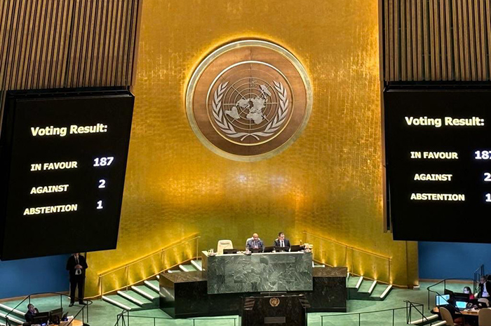 Agradece Cuba muestras de apoyo tras victoria en la AGNU