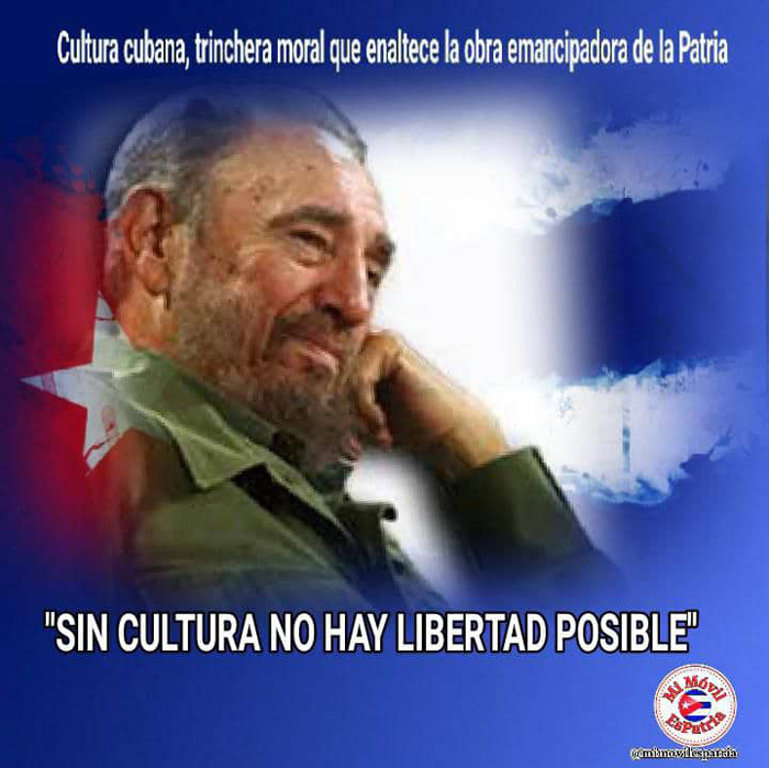 Felicita Cuba a trabajadores de la Cultura en su día