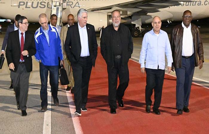Díaz-Canel en Cuba tras gira por Medio Oriente