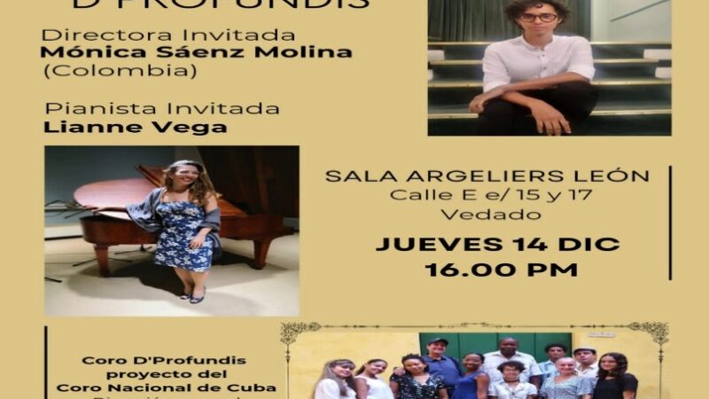 Música de concierto en salas habaneras