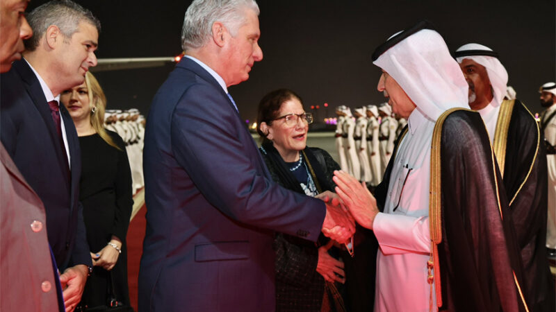 Inicia presidente de Cuba visita oficial a Qatar