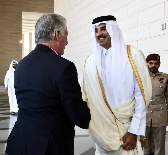 Emir de Qatar destacó conversaciones con presidente de Cuba