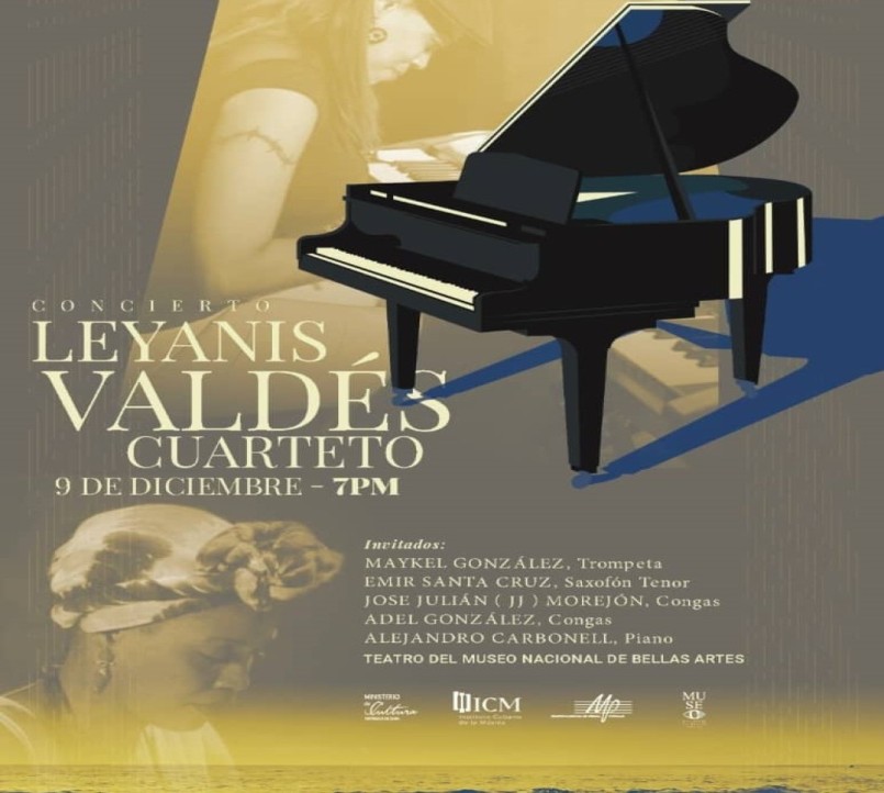 Concierto de la pianista Leyanis Valdés en Bellas Artes