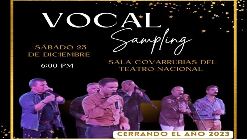 Concierto de Vocal Sampling en el Teatro Nacional de Cuba