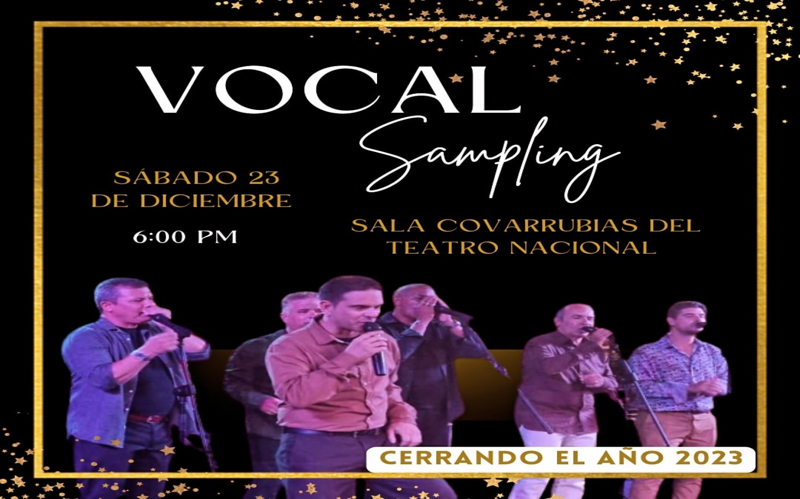 Concierto de Vocal Sampling en el Teatro Nacional de Cuba