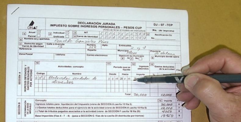 Inicia en Cuba campaña de Declaración Jurada y pago de tributos 2024