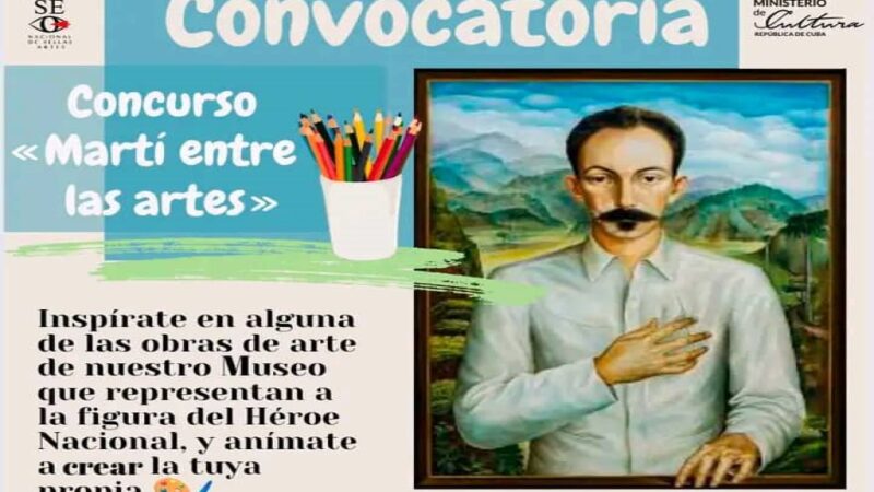 Museo Nacional de Bellas Artes convoca al concurso Martí entre las artes