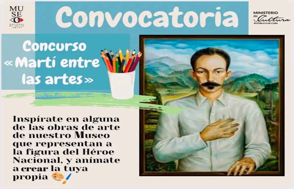 Museo Nacional de Bellas Artes convoca al concurso Martí entre las artes