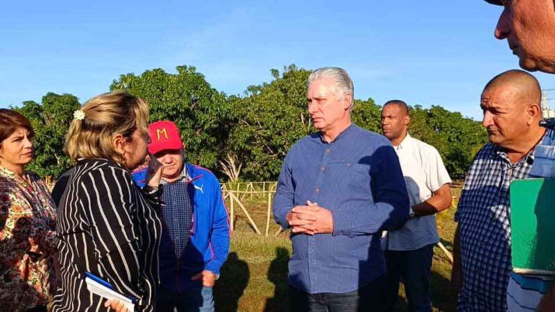 Recorre presidente cubano centros económicos y sociales en la provincia de Matanzas