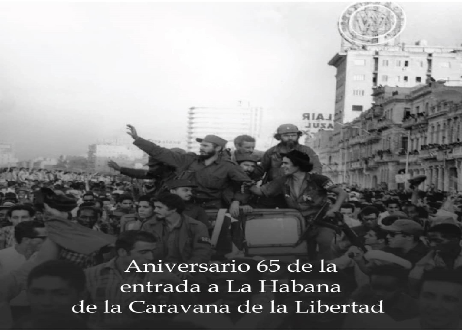 Entrada a La Habana de la Caravana de la Libertad