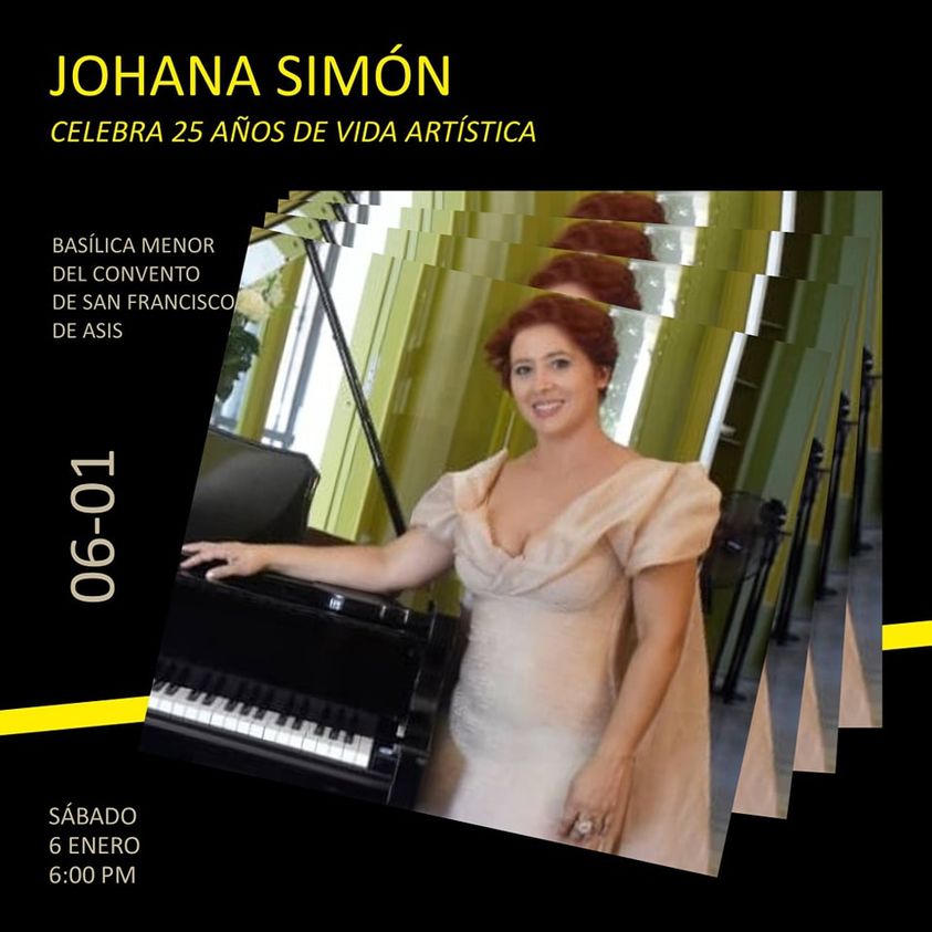 Festejará la soprano Johana Simón sus 25 años en el arte