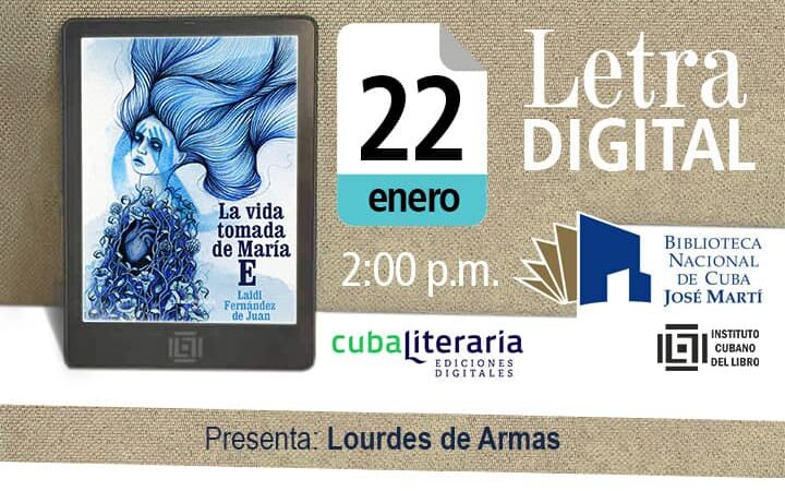 Espacio literario dedica su edición mensual a libro La vida tomada de María E
