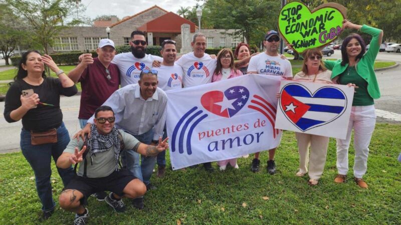 De Miami al mundo por Martí y contra el bloqueo a Cuba