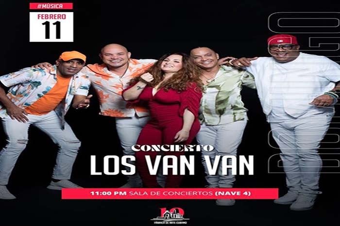 Van Van en Fábrica de Arte Cubano este domingo