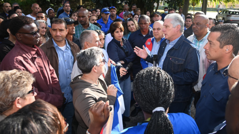 Díaz-Canel por sitios de interés económico en Isla de la Juventud