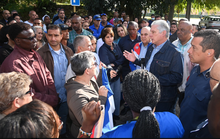 Díaz-Canel por sitios de interés económico en Isla de la Juventud