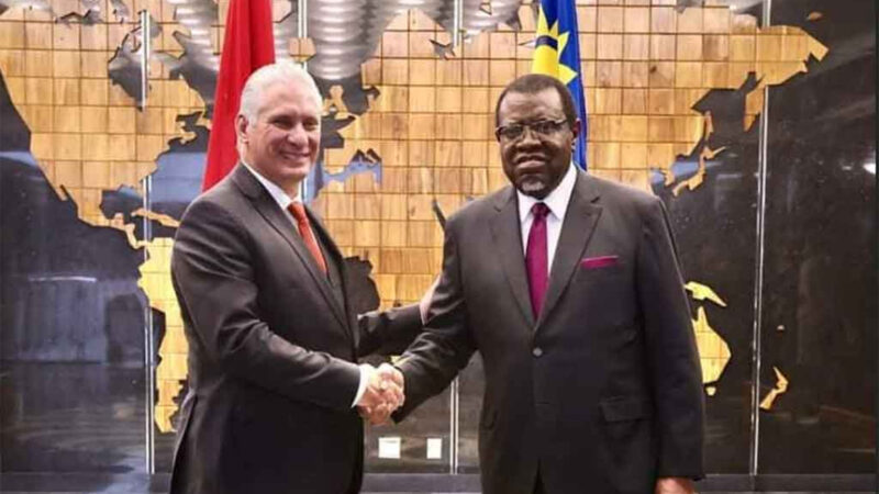 Cuba lamenta fallecimiento de presidente namibio, Hage G. Geingob