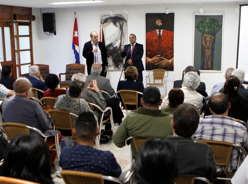 Solidaridad con Palestina desde el arte cierra Foro Literario de la Uneac