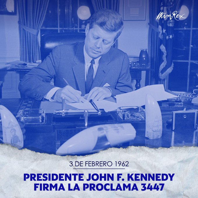 Cuba recuerda formalización de bloqueo de los Estados Unidos hace 62 años