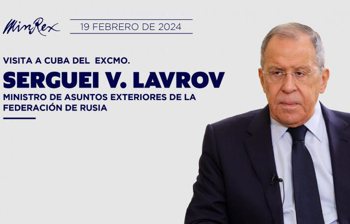 Canciller ruso llegará a Cuba el próximo lunes