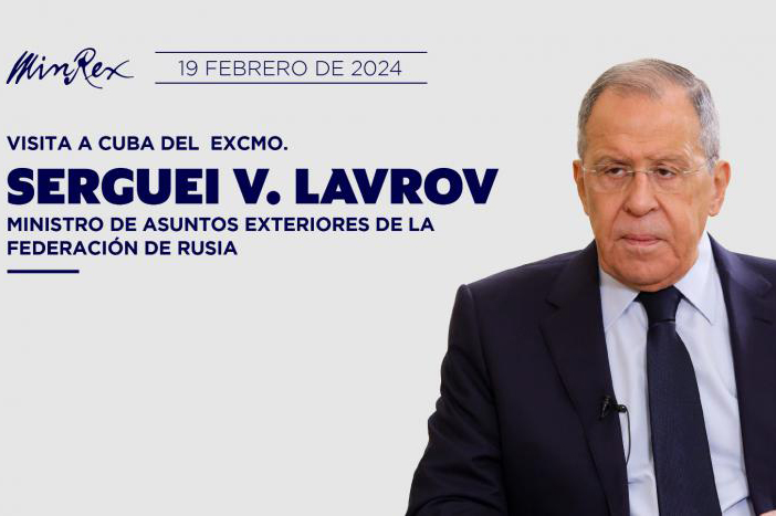 Canciller ruso llegará a Cuba el próximo lunes