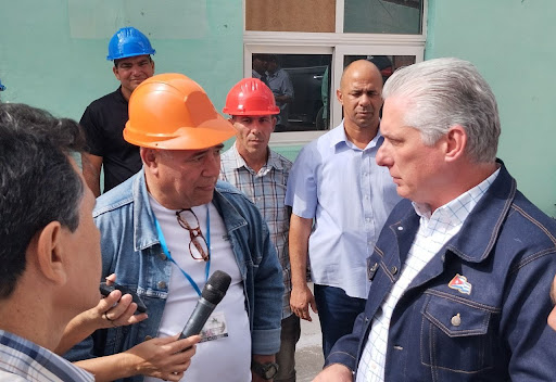 Recorre Díaz-Canel municipio de Puerto Padre, Las Tunas