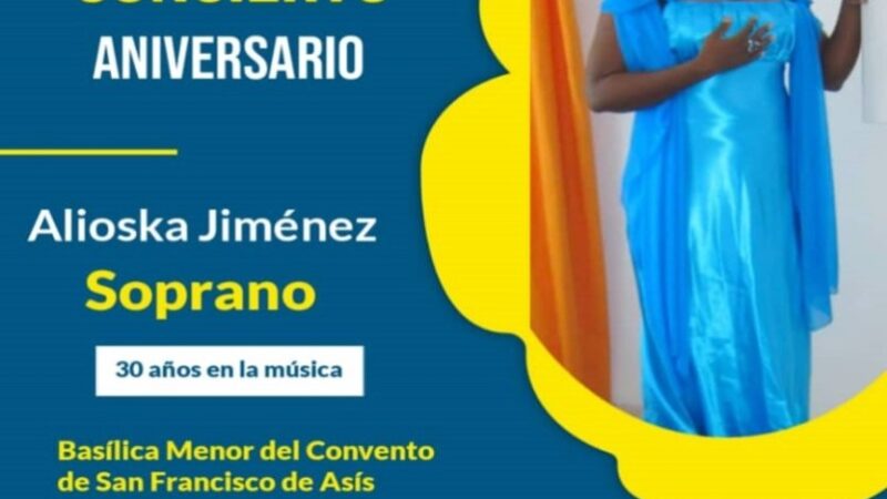 Alioska Jiménez, 30 años de trayectoria artística