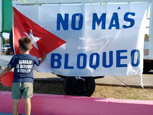 Domingo de caravana contra el bloqueo de EEUU a Cuba