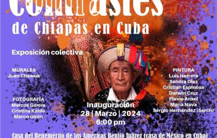 Obras de artistas de Chiapas en la Casa de México, en La Habana