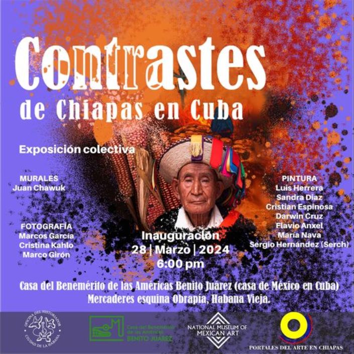 Obras de artistas de Chiapas en la Casa de México, en La Habana