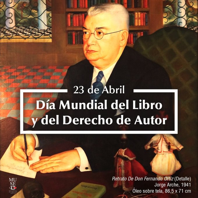 Retrato de Don Fernando Ortiz en el Día Mundial del Libro