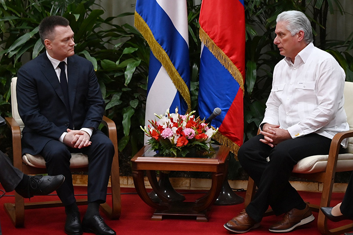 Recibe Díaz-Canel a Fiscal General de la Federación de Rusia