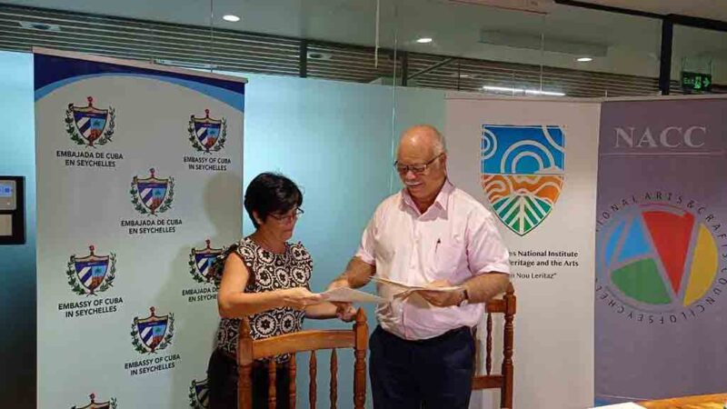 Cuba y Seychelles firman Acuerdo para la cooperación cultural