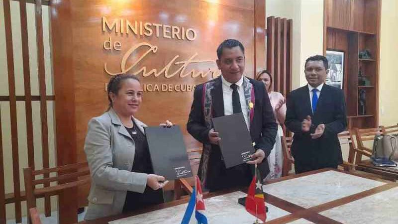 Fortalecen Cuba y Timor-Leste cooperación en el ámbito Cultural