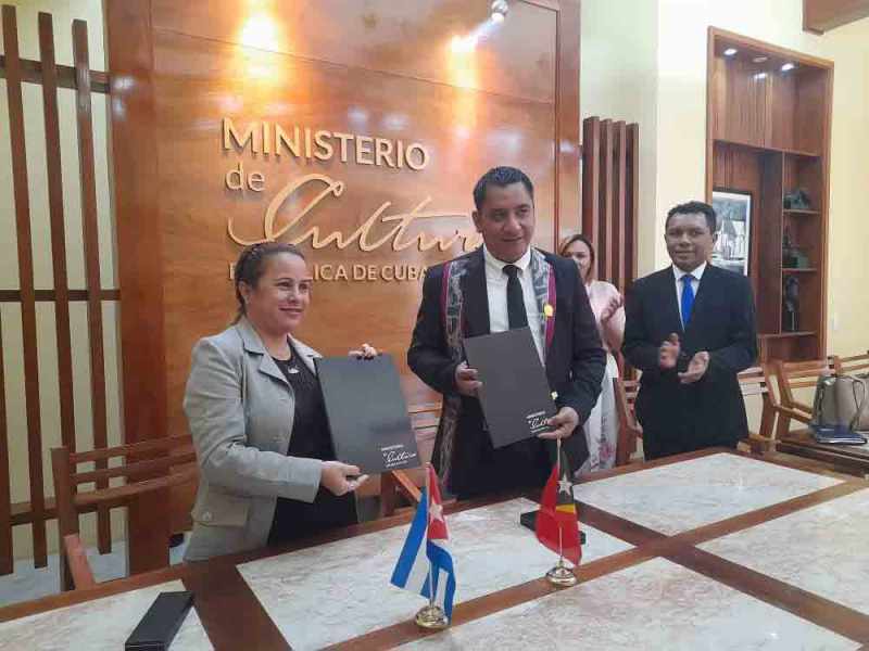 Fortalecen Cuba y Timor-Leste cooperación en el ámbito Cultural