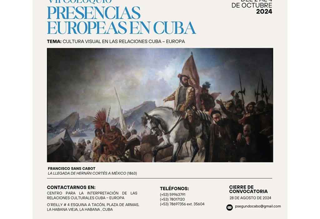 Convocan a VII Coloquio Presencias Europeas en Cuba